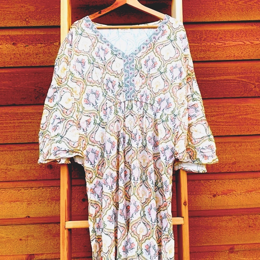 World Market Peach Dress S/M